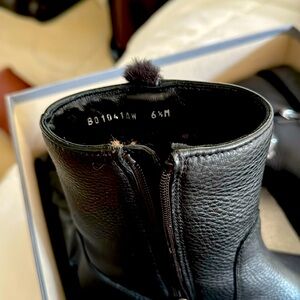 Womens Aquatalia Myra Tum CLF/FAUX - BLACK/BLACK  Size 6.5 M Weatherproof Boot.